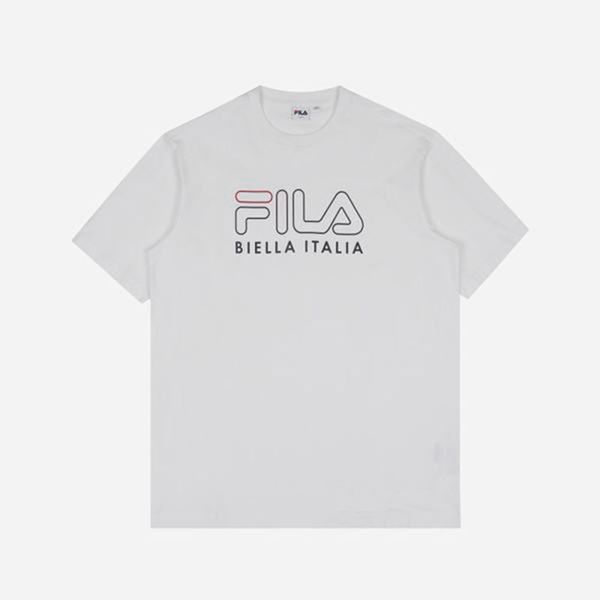 Fila Tričká Damske Biele - 3D Logo S/S Vypredaj - Slovakia 08529-VYBA